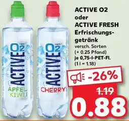 Kaufland ACTIVE 02 oder ACTIVE FRESH Erfrischungs- getränk Angebot