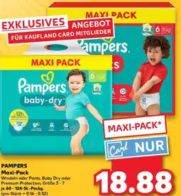 Kaufland PAMPERS Maxi-Pack Angebot