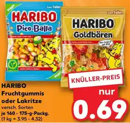 Kaufland HARIBO Fruchtgummis oder Lakritze Angebot