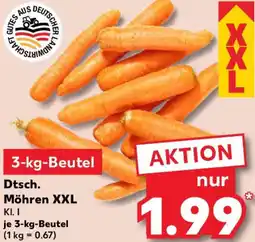 Kaufland Dtsch. Möhren XXL Angebot