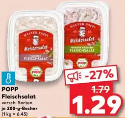 Kaufland POPP Fleischsalat Angebot