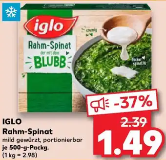 Kaufland IGLO Rahm-Spinat Angebot