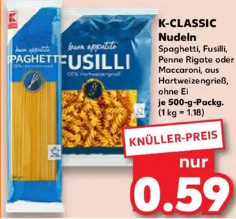 Kaufland K-CLASSIC Nudeln Angebot