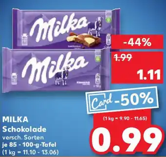 Kaufland MILKA Schokolade Angebot