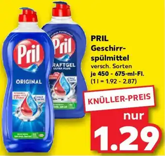 Kaufland PRIL Geschirr- spülmittel Angebot