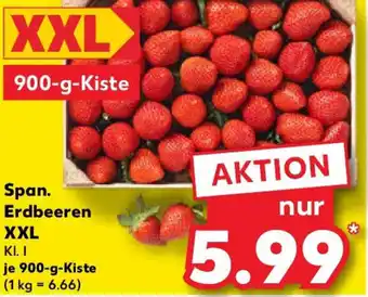 Kaufland Span. Erdbeeren XXL Angebot