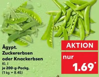 Kaufland Ägypt. Zuckererbsen oder Knackerbsen Angebot