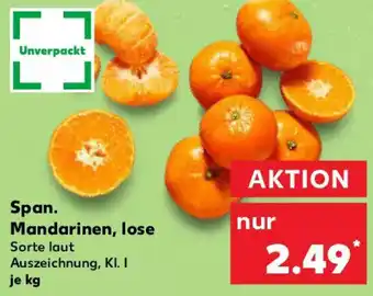 Kaufland Span. Mandarinen, lose Angebot