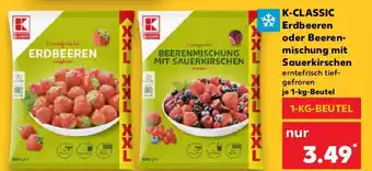 Kaufland K-CLASSIC Erdbeeren oder Beeren- mischung mit Sauerkirschen Angebot