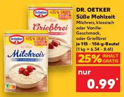 Kaufland DR. OETKER Süße Mahlzeit Angebot