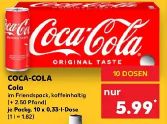 Kaufland COCA-COLA Cola Angebot