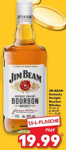 Kaufland JIM BEAM Kentucky Straight Bourbon Whiskey Angebot