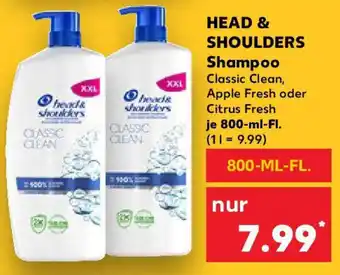 Kaufland HEAD & SHOULDERS Shampoo Angebot