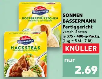 Kaufland SONNEN BASSERMANN Fertiggericht Angebot