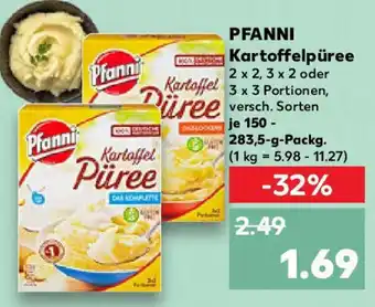 Kaufland PFANNI Kartoffelpüree Angebot