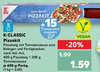 Kaufland K-CLASSIC Pizzakit Angebot