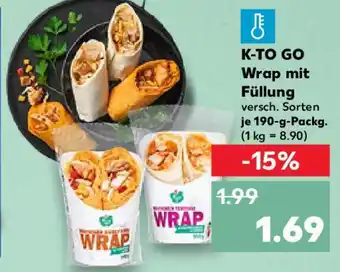 Kaufland K-TO GO Wrap mit Füllung Angebot