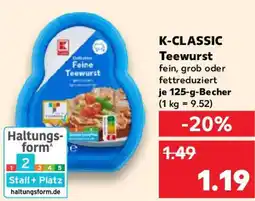 Kaufland K-CLASSIC Teewurst Angebot