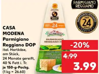 Kaufland CASA MODENA Parmigiano Reggiano DOP Angebot