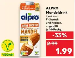 Kaufland ALPRO Mandeldrink Angebot