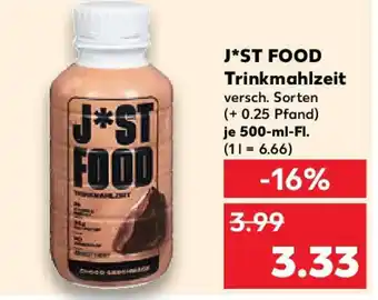 Kaufland J⭑*ST FOOD Trinkmahlzeit Angebot