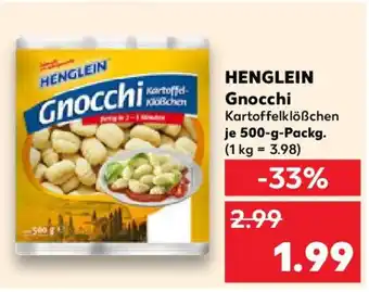 Kaufland HENGLEIN Gnocchi Angebot