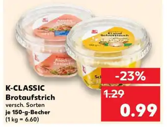 Kaufland K-CLASSIC Brotaufstrich Angebot