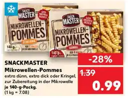 Kaufland SNACKMASTER Mikrowellen-Pommes Angebot