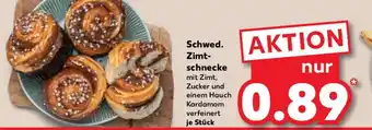 Kaufland Schwed. Zimt- schnecke Angebot