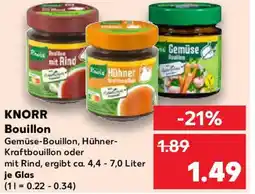 Kaufland KNORR Bouillon Angebot