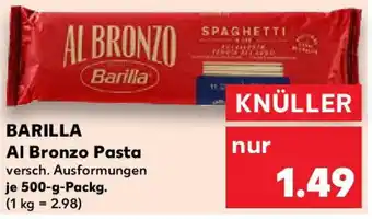 Kaufland BARILLA Al Bronzo Pasta Angebot