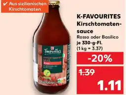 Kaufland K-FAVOURITES Kirschtomaten- sauce Angebot