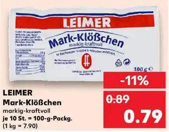 Kaufland LEIMER Mark-Klößchen Angebot