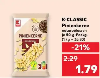 Kaufland K-CLASSIC Pinienkerne Angebot