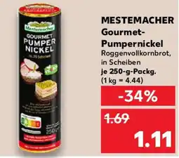 Kaufland MESTEMACHER Gourmet- Pumpernickel Angebot