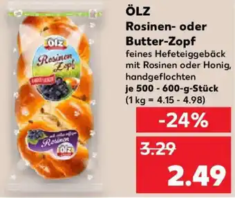 Kaufland ÖLZ Rosinen- oder Butter-Zopf Angebot