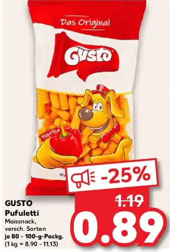 Kaufland GUSTO Pufuletti Angebot