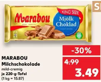 Kaufland MARABOU Milchschokolade Angebot