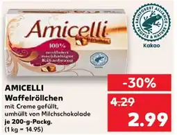 Kaufland AMICELLI Waffelröllchen Angebot