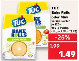 Kaufland TUC Bake Rolls oder Mini Angebot