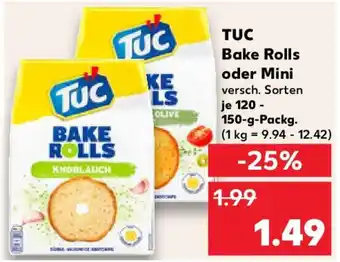 Kaufland TUC Bake Rolls oder Mini Angebot