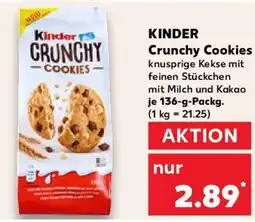 Kaufland KINDER Crunchy Cookies Angebot