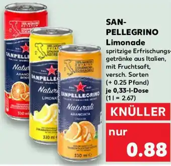 Kaufland SAN- PELLEGRINO Limonade Angebot