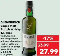 Kaufland GLENFIDDICH Single Malt Scotch Whisky 12 Jahre Angebot