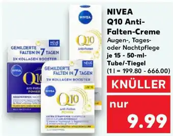 Kaufland NIVEA Q10 Anti- Falten-Creme Angebot