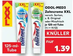 Kaufland ODOL-MED3 Zahncreme XXL Angebot