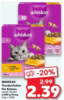 Kaufland WHISKAS Trockenfutter für Katzen Angebot