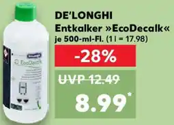 Kaufland DE'LONGHI Entkalker EcoDecalk Angebot