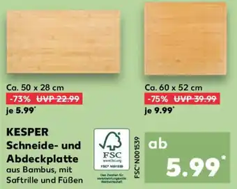 Kaufland KESPER Schneide- und Abdeckplatte Angebot