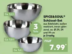 Kaufland SPICE&SOUL Schüssel-Set Angebot